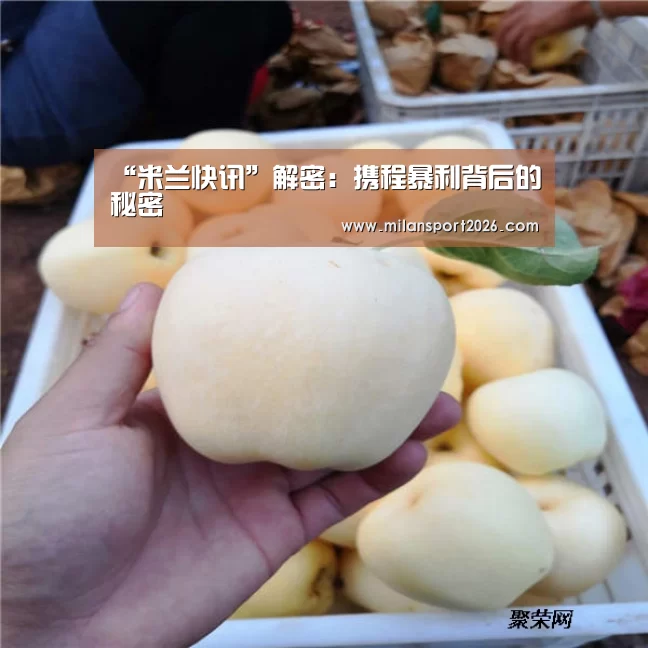 “米兰快讯”解密:携程暴利背后的秘密(图2) 米兰赛事